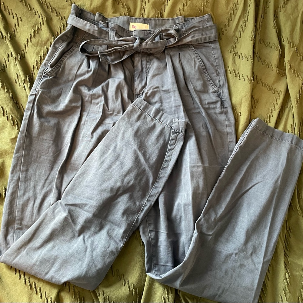 blue soft pants!